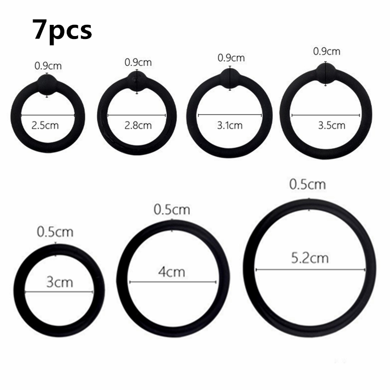 

Anillo de pene silicona para retrasar eyaculacin, anillo ereccin pene, Juguetes sexuales castidad hombres adultos, K918