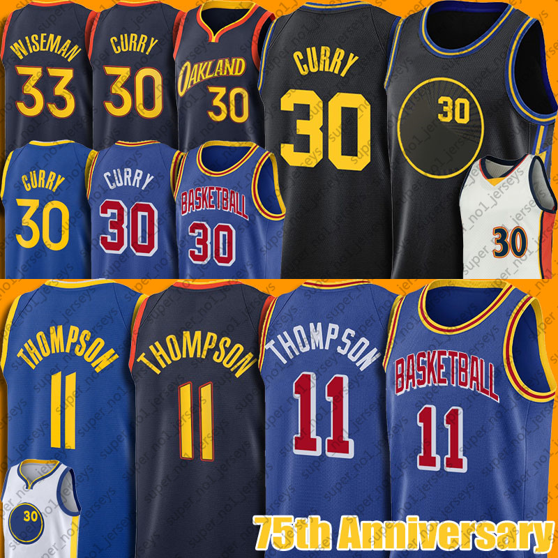 

Klay 11 Stephen Thompson Curry Jersey Basketball James 33 Wiseman Jerseys 2022 City Uniform