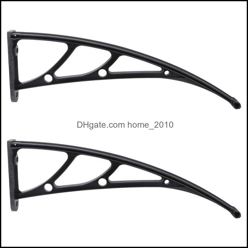 

Fencing, Buildings Patio, Lawn Garden Home Gardenfencing, Trellis & Gates 2Pcs Outdoor Balcony Awning Support Bracket Door Window Eaves Hold