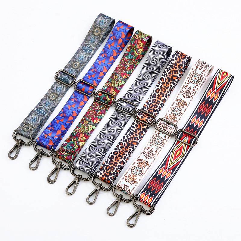 

Fashion Bag Strap For Women Shoulder Hanger Colored Belt Accessories Adjustable Rainbow Handbag Chain Decorative Parts &