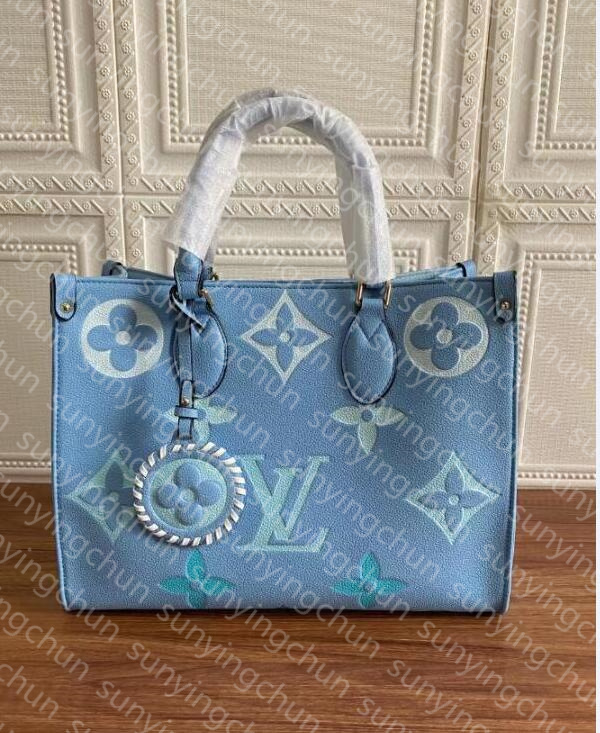 

LV Louis bag Vitton ysl ONTHEGO WOMEN luxurys designers bags fashion Real leather by the pool Handbags crossbody sh