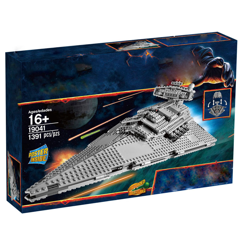 

In Stock 05062 1391 Pcs Imperial Star Building Blocks Destroyer Compatible 75055 19041 WarToy Bricks Kid Gift Toys