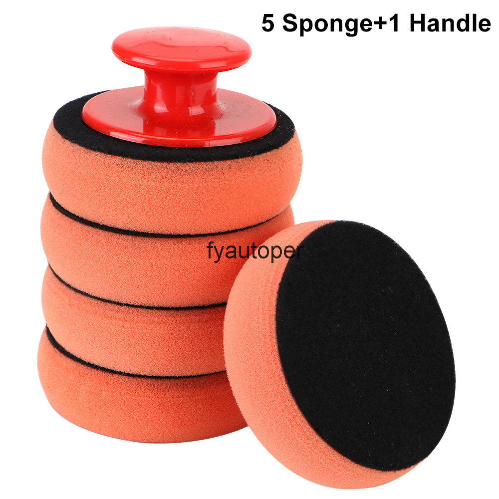 

For Car Glass Polishing Car-Styling Flat Sponge Buffing Pad Polisher Kit