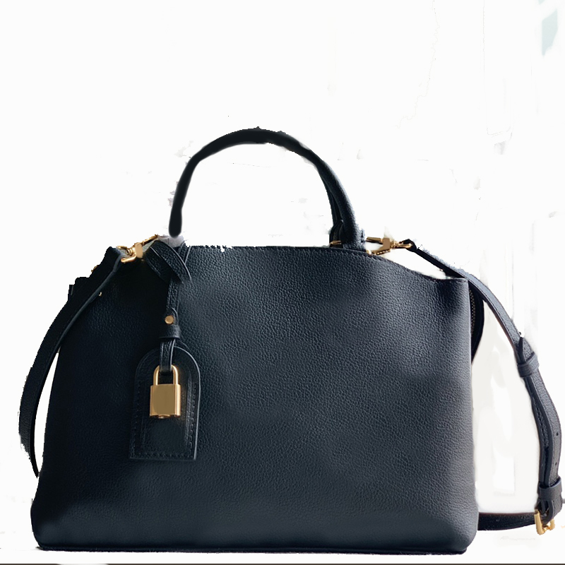 

Tote Bags 45900 58913 Women Fashion Business Packag Lock Shoulderbags With Box B161 BAG0001 5A Top Quality, Brown 45900