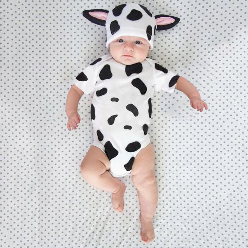 

Clothing Sets 3pc Born Suit Autumn Baby Boys Girls Clothes Set Puppy Dots Bodysuit+ Pants Hat Outfits Halloween Costume Infant, White