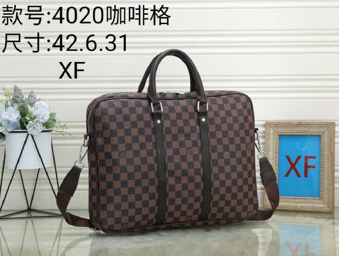 

1-22 LV LOUIS 1 VITTON Men Handbags Briefcases Lawyer Leather Handbag Computer Laptop Bag Shoulder Bags Office Portable Bag ., Red;black