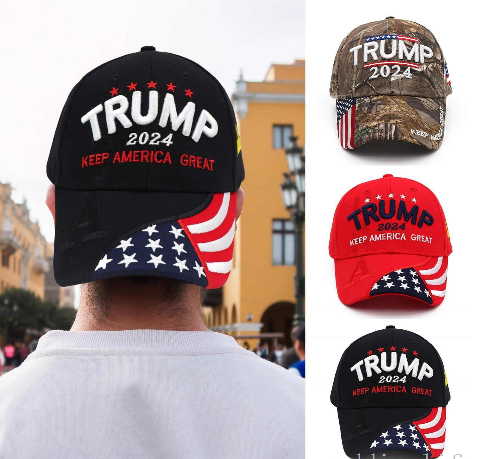 

U.S 2024 Trump Presidential Election Cap Trump Hat Baseball Adjustable Speed Rebound Cotton Sports, As pic