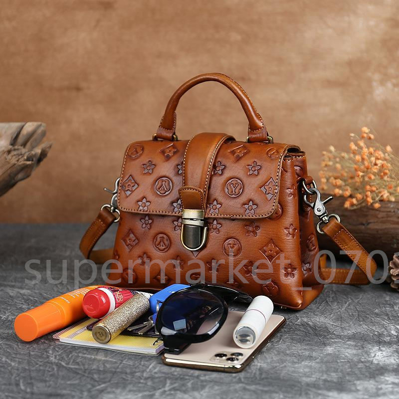 

Luxury Small Square Bag Genuine Leather Female Handbag First Layer Cowhide Handbags 2021 Trend Retro Style Shoulder Bags Designer, Inovice/no pay