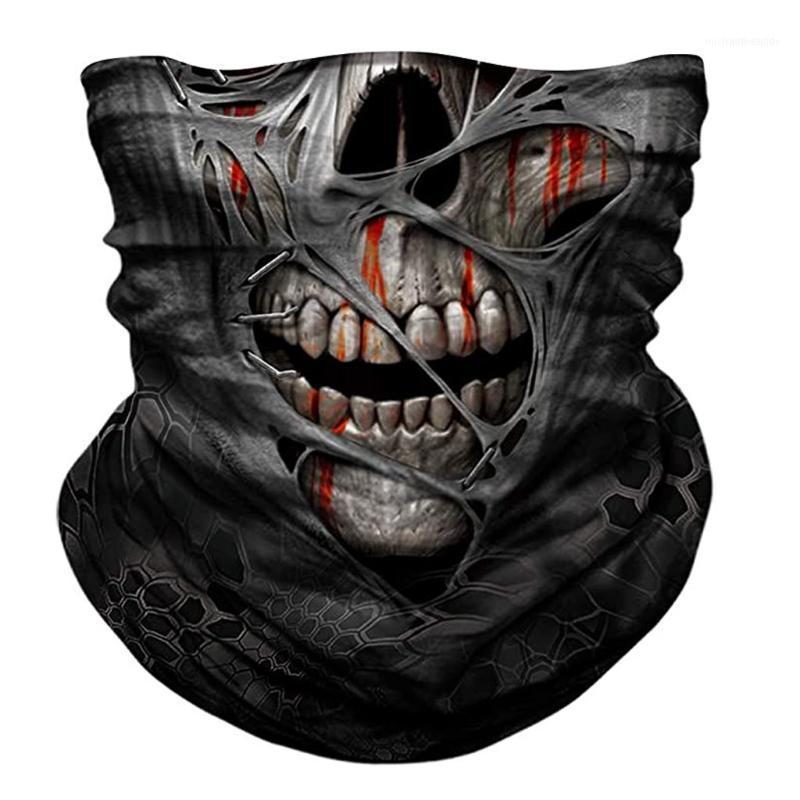 

Scarves Multi-functional Eight Color Skull Bandana Helmet Camping Halloween Neck Face Cover Paintball Ski Sport Headband Hiking Scarves1