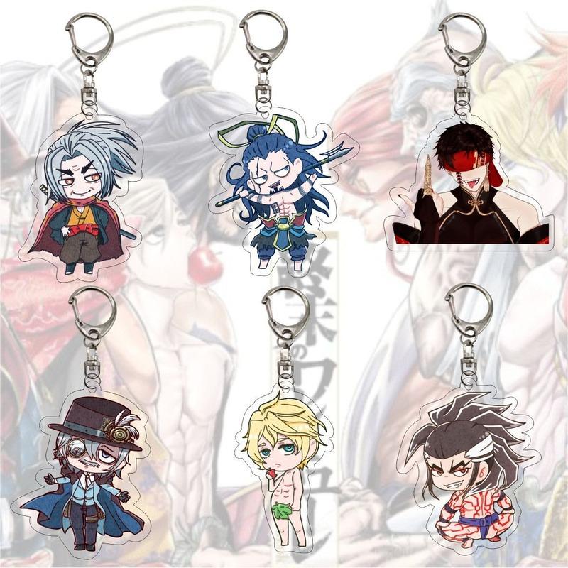 

Keychains Keychain Man Record Of Ragnarok Key Chain Women Acrylic Holder Couples Keyring Anime Ring Pendant Zinc Alloy Porte Clef