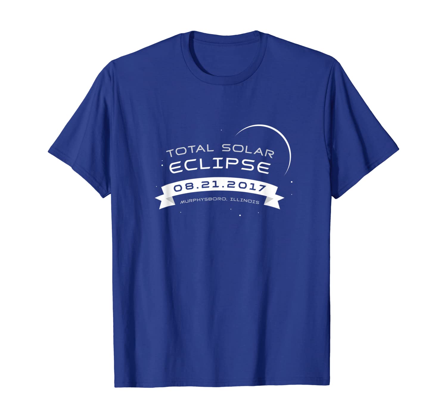 

Total Solar Eclipse 2017 Shirt Murphysboro, Illinois, White;black