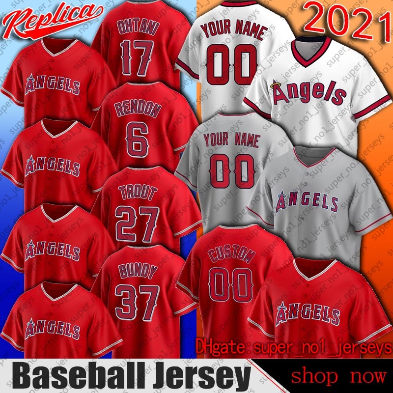 

27 Mike Trout Dexter Fowler Jersey Anthony Rendon 17 Shohei Ohtani Jerseys Avid Fletcher Dylan Bundy Jo Adell Jersey Jared Walsh Mike Mayers, Man custom size m-xxxl