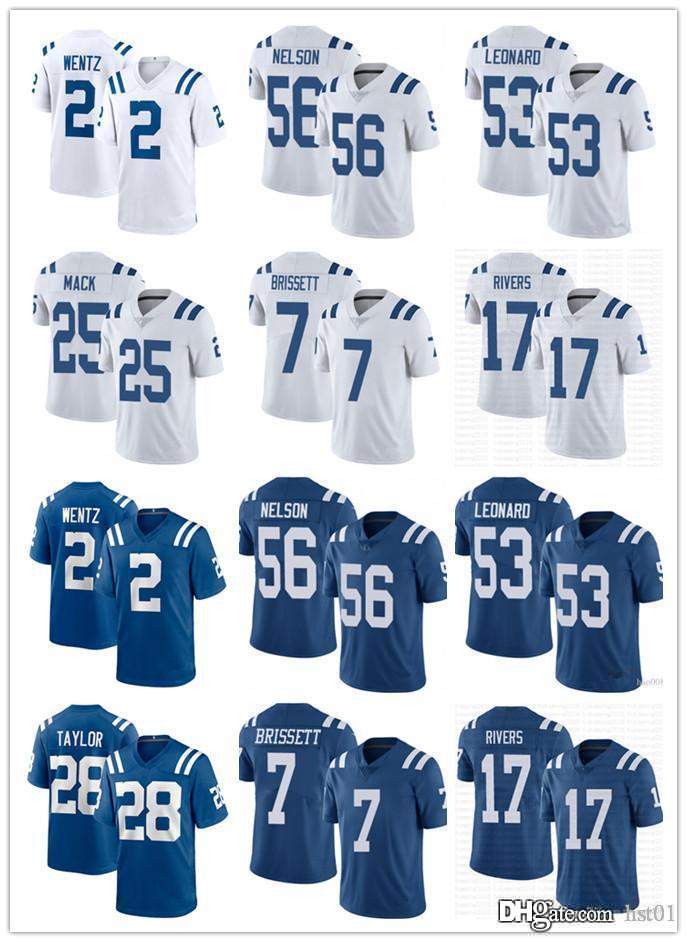 

Men Indianapolis Colts 17 Philip Riversd 53 Darius Leonar 2 Carson Wentz 28 Jonathan Taylor 56 Quenton Nelson Football Jerseys, Black;red