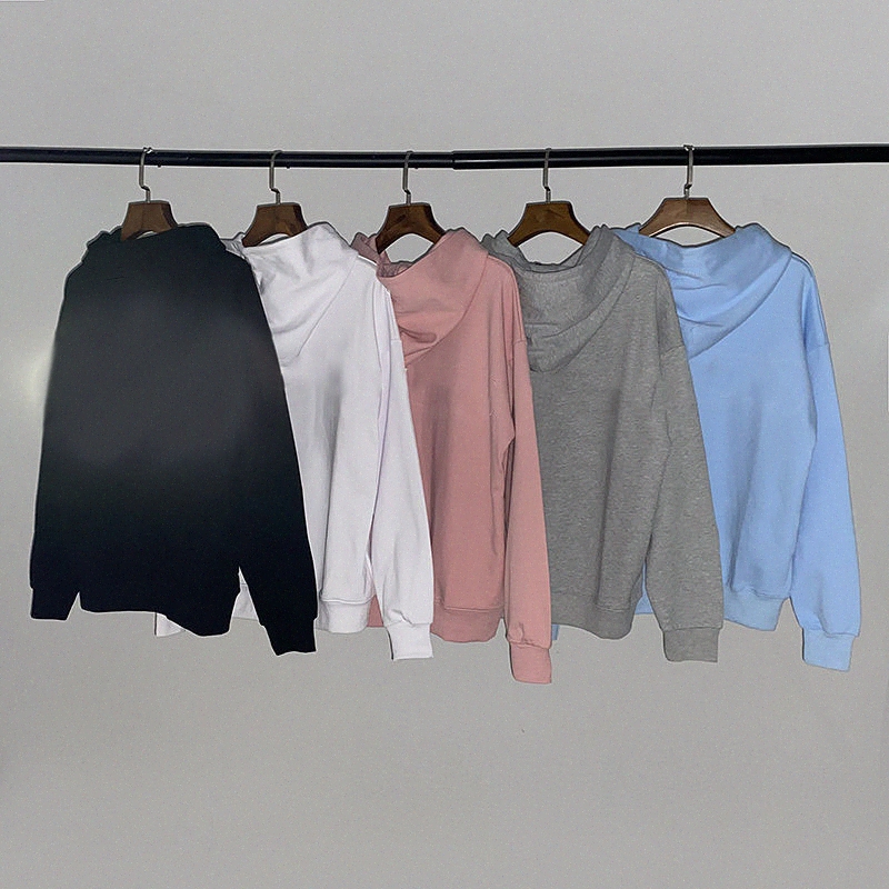 

2022 Designer Reflective hoodie men essential hoodies women essentials Sweatshirts man Sweatshirt fog mens fashion fear of off god clothing, Black