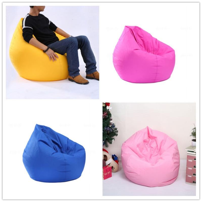 

Cushion/Decorative Pillow Lounge Bean Bag Home Soft Lazy Sofa Cozy Single Chair Seat Durable Furniture USA, Beige