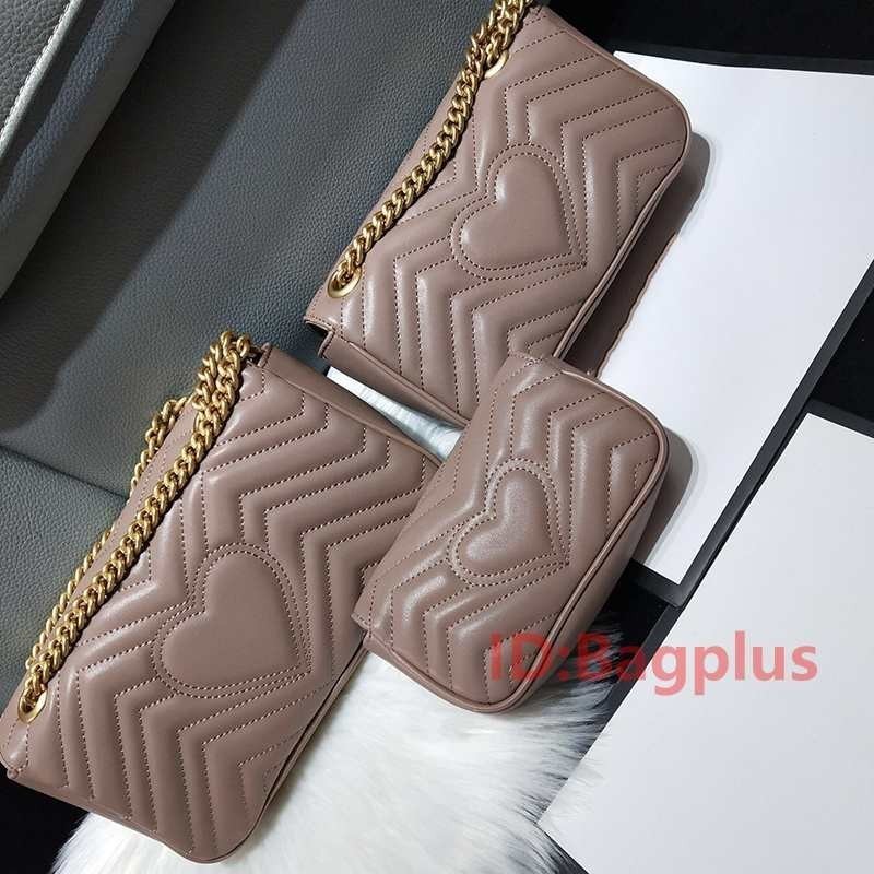 

New Arrivals top quality 3 Size Real leather High quality Women Lady Fashion Marmont Bags Genuine Leather Crossbody Handbags Pur, Red;black