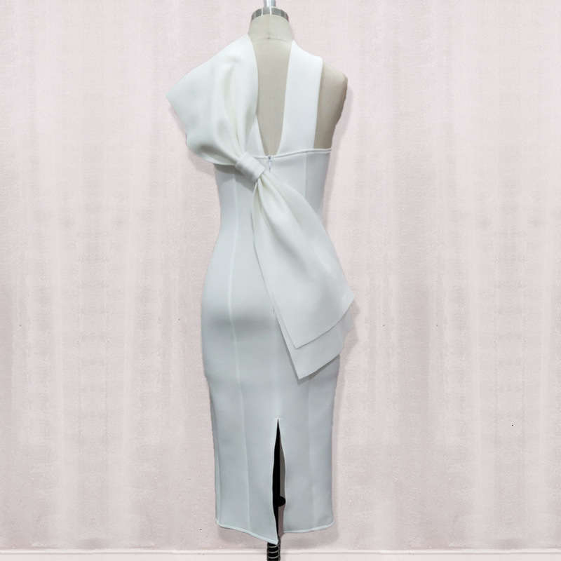 

sexy bow Casual Dresses backless dress women' white