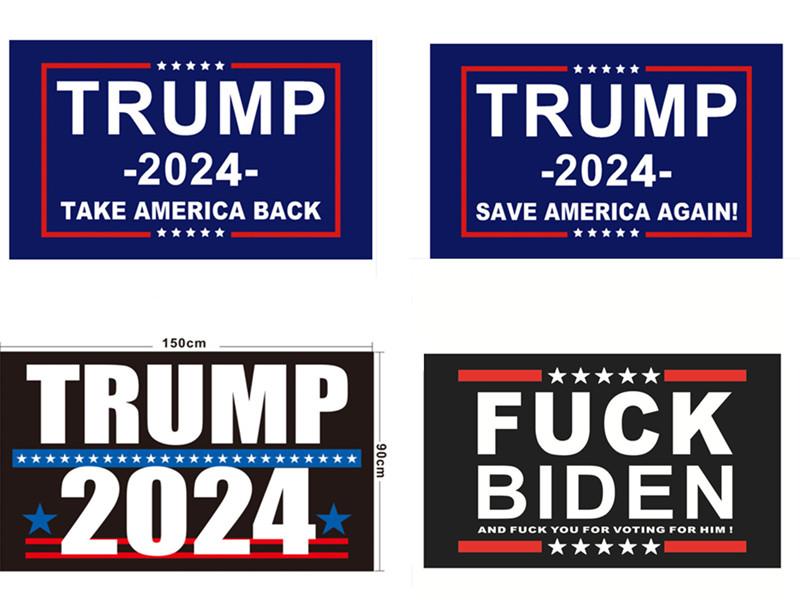 

Trump 2024 Election Flag Banner Donald Take America Back Save Again Ivanka Biden Flags 150*90cm 3x5ft in Stock