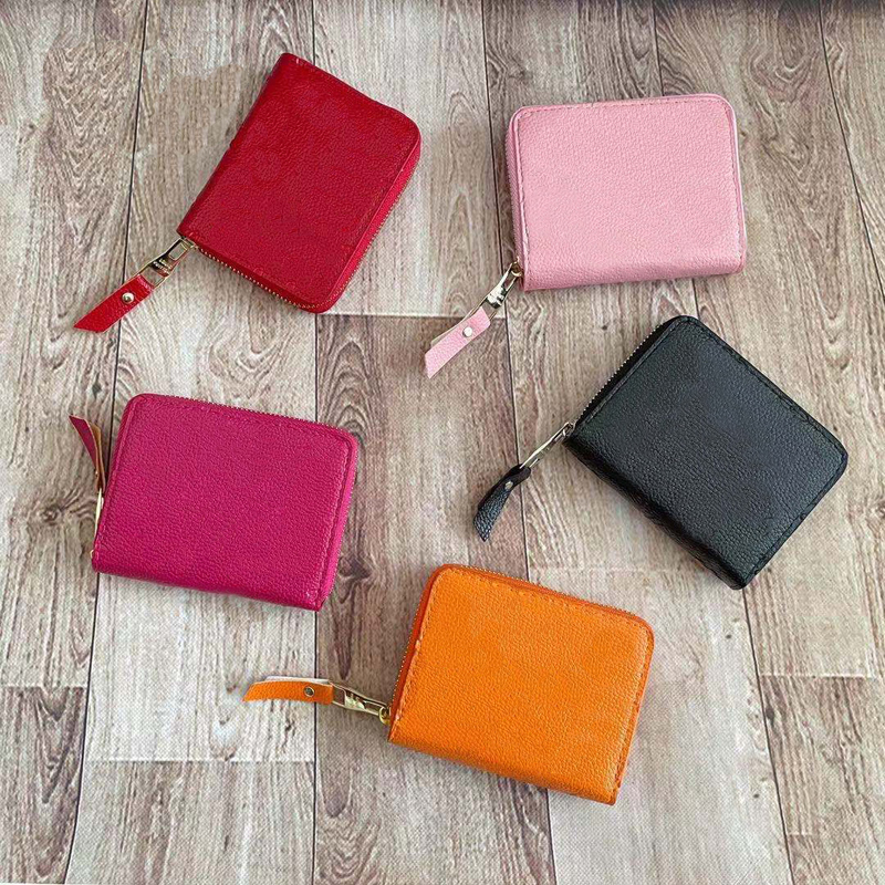 

Original Designer Wallet Designers mens Wallets Credit Card Passport Holder Synthetic Leather Multicolor Purse Classical Style With Flower And Letter 5Colors, No bags