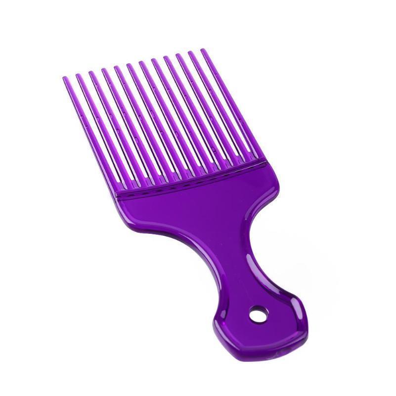

Wide Teeth Afro Hair Fork Comb Unisex Hair Style Curly Mas Hairdressing Comb Brush Hair Styl jllThr, Silver