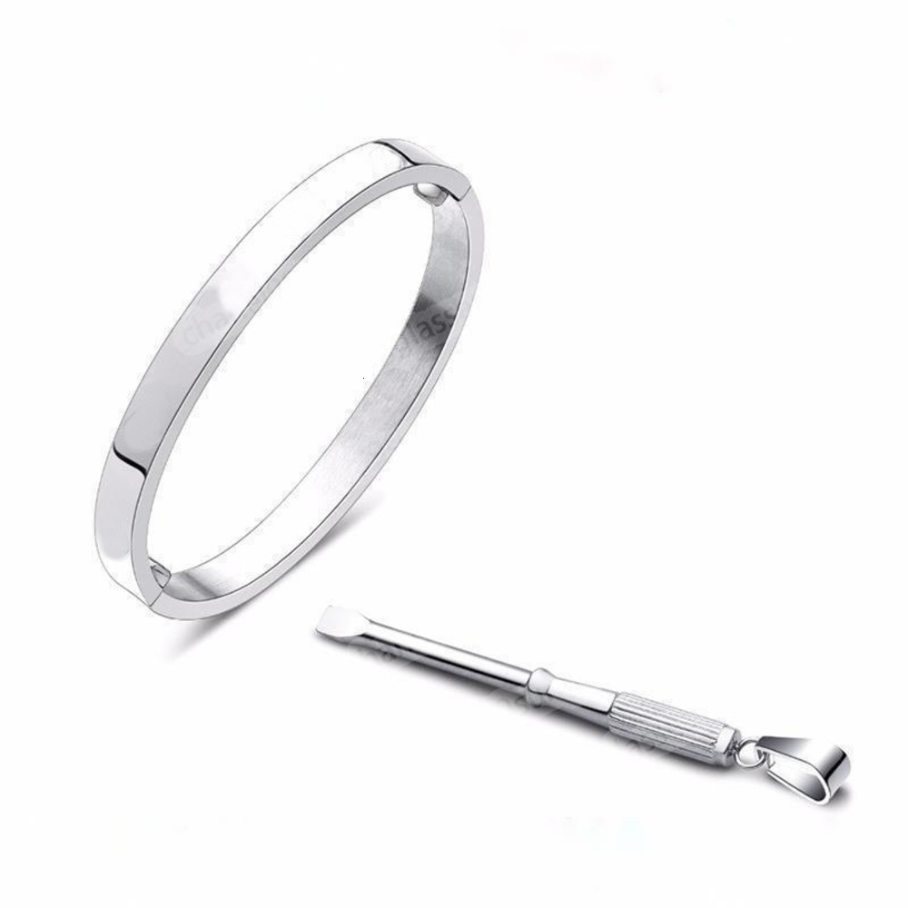 

Classic C A R TI ER Cuff Bracelet five belt screwdriver steel love 18k rose gold size 17-19cm lovers Ring with box Consult customer service of the original picture