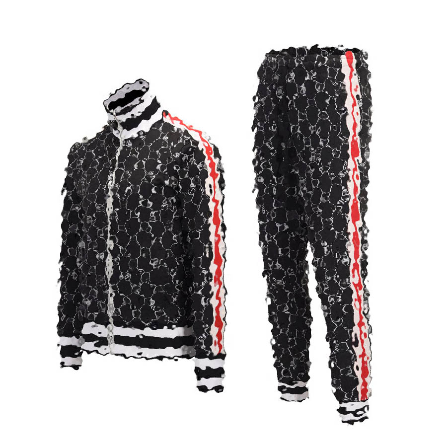 

2021 Men Jacket+Pants Tracksuit Set Spring Print Sudaderas Hombre Mens Sportwear Suits Long Sleeve Streetwear Man Tracksuits