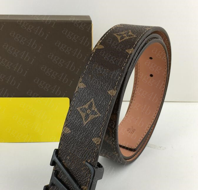 

2021 Fashion Belt buckle genuine leather Width 3.8cm 20 Styles Highly Quality designer Belts For mens women, Black;brown