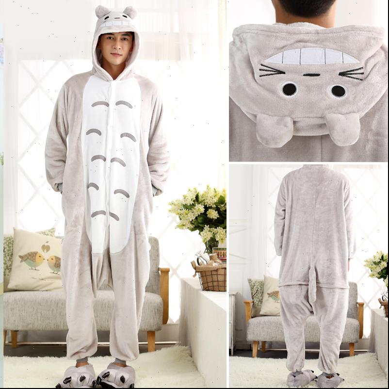 

Unicorn Totoro Pajamas Sets Women Sleepwear Animal Suits Winter Warm Soft One Piece Pyjama Stitch Onesies Cosplay Shark Costume, Blue rainbow tianma
