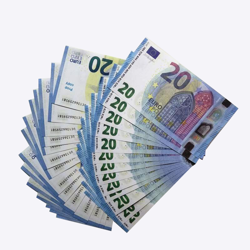

New 10 20 50 100 Euro Fake Money Billet Movie Faux Play Collection and Gifts