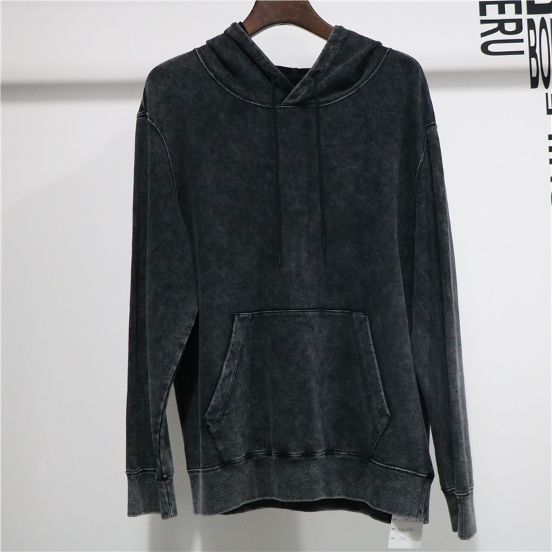 

2020 Spring Autumn Hoodie Sweatshirt Cool Men Thick Warm Oversized Loose Male Outwear Coat Plush Pullovers Hoodies 3XL, Black