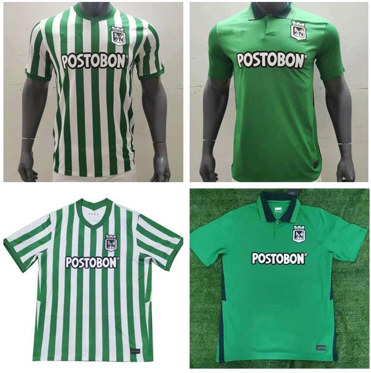 

2021 Camiseta de Atlético Nacional soccer jerseys 21 22 Atletico Hernán Barcos Jarlan Barrera Baldomero Perlaza football shirts green, Yellow