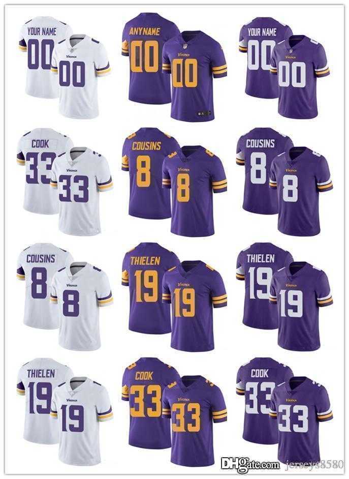 

custom MinnesotaVikings19 Adam Thielen 18 Justin Jefferson 7 Patrick Peterson 84 Randy Moss 22 Harrison Smith Football Jerseys, Color