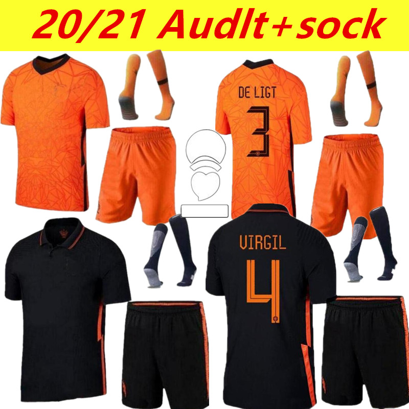 

20 21 adult Cruyff MEMPHIS Soccer Jersey Holland SNEIJDE Gullit 2021 WIJNALDUM PROMES JONG VIRGIL, 21/22 away