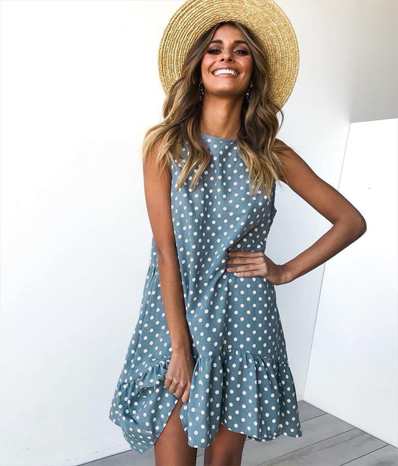 

summer retro polka party womens dresses fashion streetwear club casual beach oversize, Black;gray