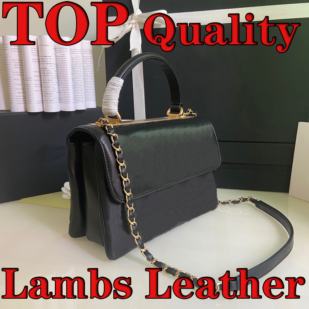

5A top quality tote gold chain bag women handbag 2021 luxurys designers bags have serial number sheepskin handbags lamb purse black crossbody wallet wholesale