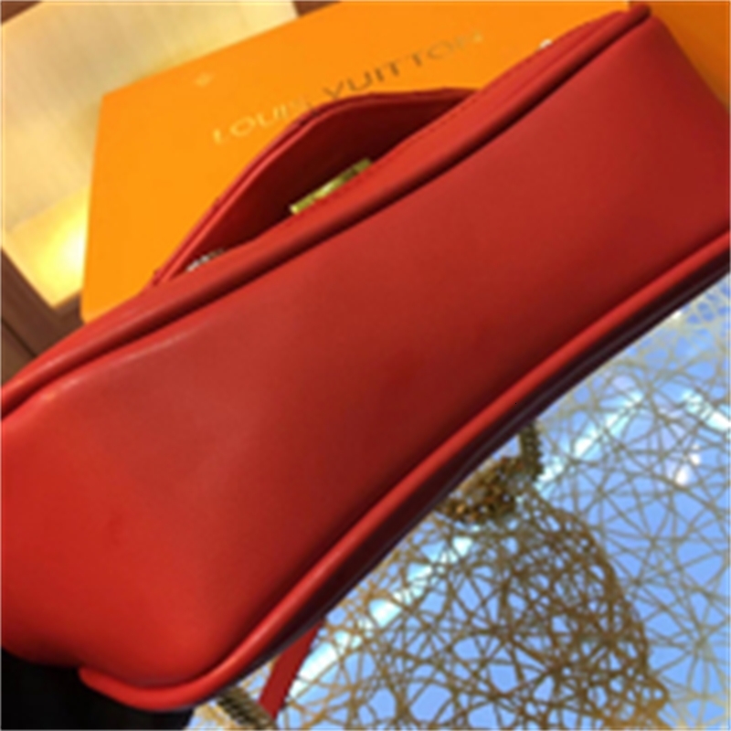 Brand Designer Luxury 0pb1 M51930 Studded Pattern Flap Shoulder Bag Red Women Handbags Iconic Bags Top Handles Shoulder Bags Totes Cross Bod