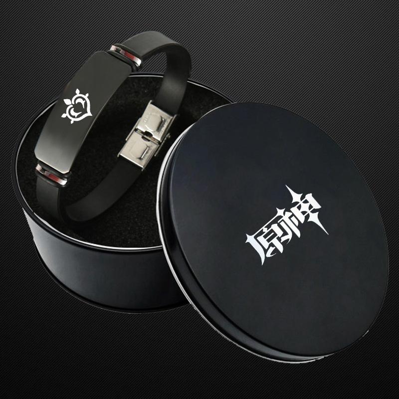 

Charm Bracelets Game Genshin Impact One Piece Eye Of God Bracelet Bangle Causal Wristband Accessories Gift Jewelry With Box High Quality