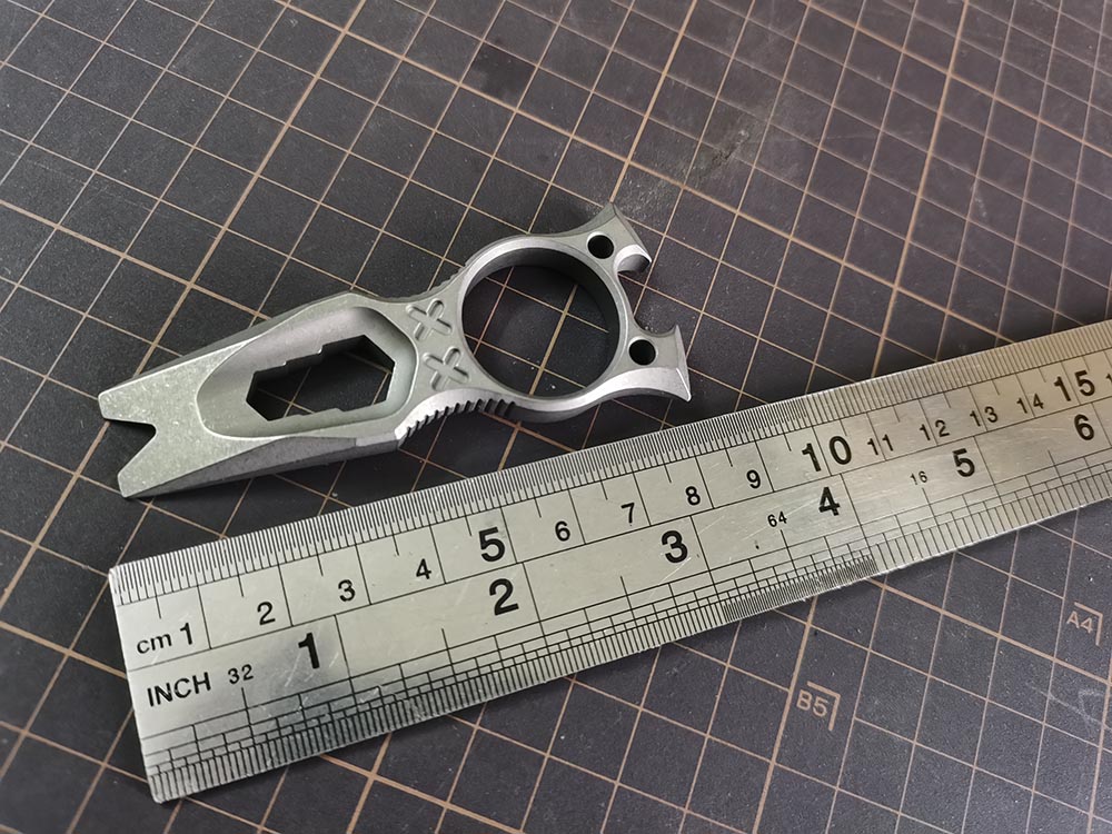 

twosun survival outdoor camping titanium edc tools prybar tsedc04
