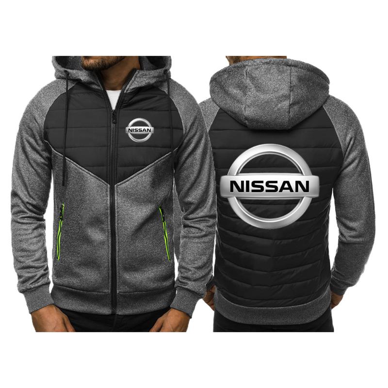 

Men' Jackets NISSAN Logo 2021 High Street Spring And Autumn Casual Sweater Long Sleeve Fashion Jacket College Style Hip Hop Hoodie, Beige