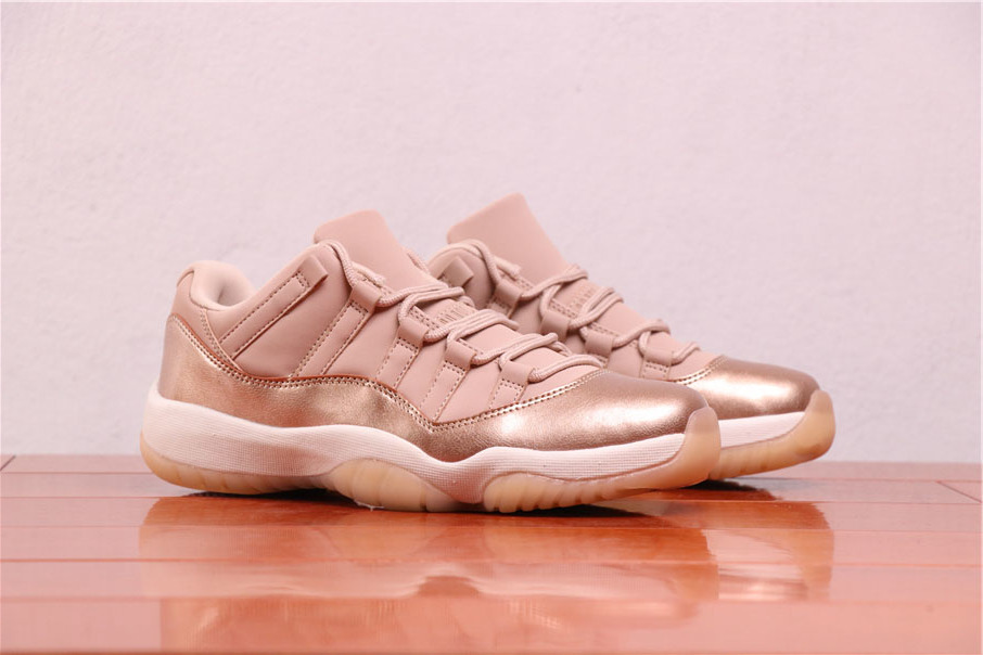 

Shoes Authentic Jumpman 11S Low Cut Columbia rose gold Basketball Sport