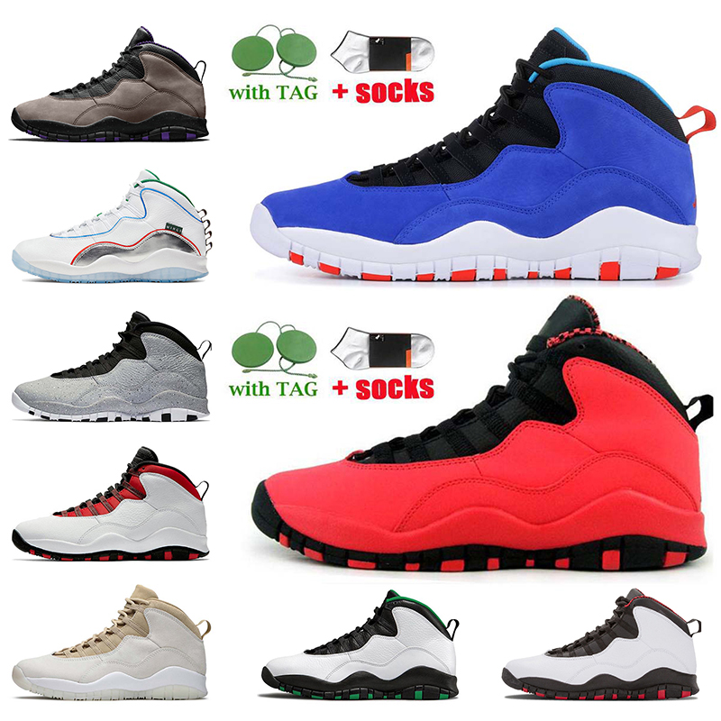 

Wholesale Jumpman 10 Basketball Shoes 10s Seattle Cement Wings Mens Trainers Smoke Grey Desert Camo Im Back Sports Sneakers Chicago Big Size 13, #12 smoke grey