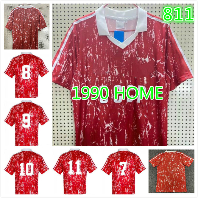 

1990 Soviet Union Retro version world cup soccer jersey 1989 1991 USSR home Aleinikov Protasov Zavarov Belanov football shirt Uniforms, Black;yellow