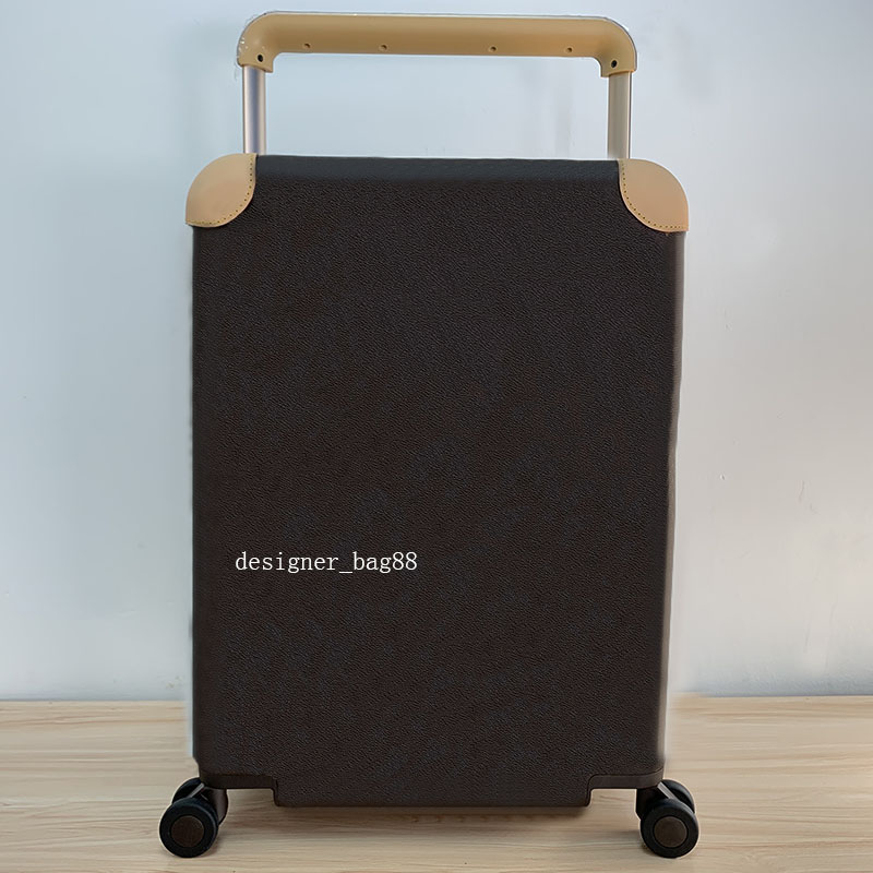 

Newset Classic Luxury Designers Travel Suitcase Luggage Fashion Unisex Trunk Bag Flowers Letters Purse Rod Box Spinner Universal Wheel Duffel Bags
