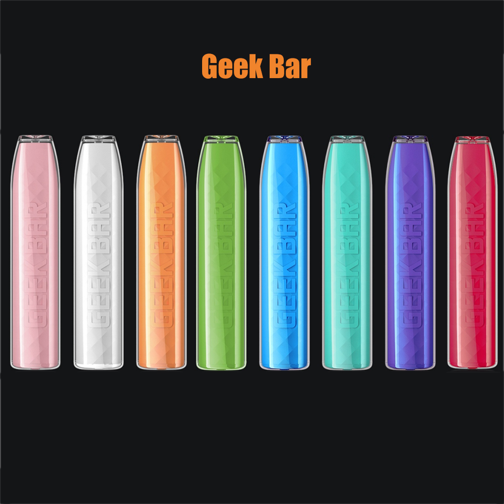 

GeekVape GEEK BAR Disposable Vape E cigarettes 575 Puffs Pen 2.4ml Prefilled pods Cartridge 500mAh Battery Starter Kit VS bang xxl max pro duo