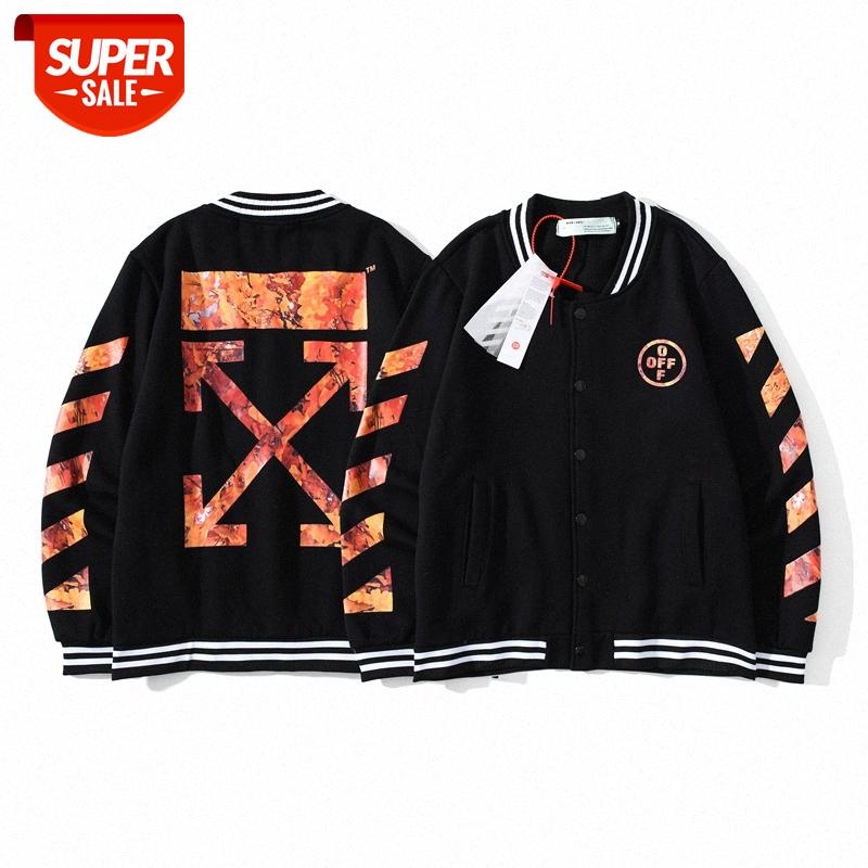 

Brand Trees and Red Leaves Printed Flowing Jacket Unisex #qO69, Black