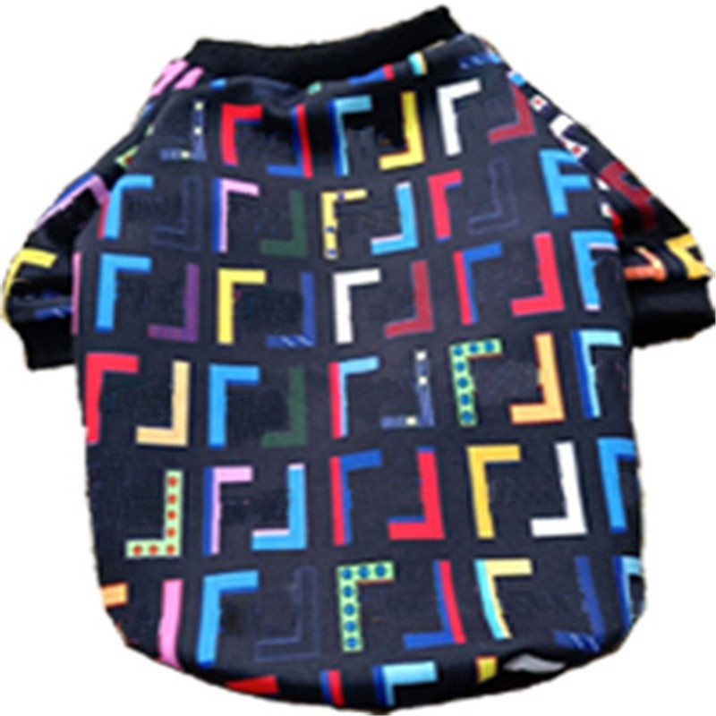 

2021 Fashion dog apparel classic design pet clothing autumn summer Teddy Printed cloth, Pic 1