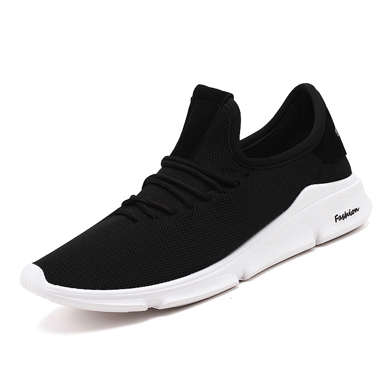 

Dress Shoes Breathable Mesh Casual Trainers Summer Walking Footwear Men Ankle Length Sneakers Big Size 39- 44 High Quality P4YL, White
