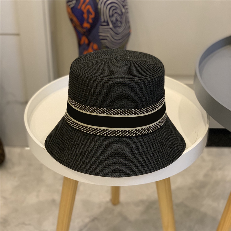 

women luxurys designers Sun bucket hat summer straw plaited fitted caps hats mens Baseball Cap Snapbacks Bonnet Beanies sunhat 3 colors good, Extra costs