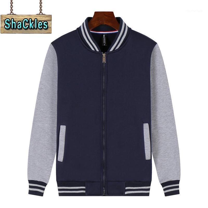 

Men's Hoodies & Sweatshirts Plush Zipper Baseball Uniform Brand Spring And Autumn Women's Casual Fashion Sports Shirts Shirt Tops, Brown