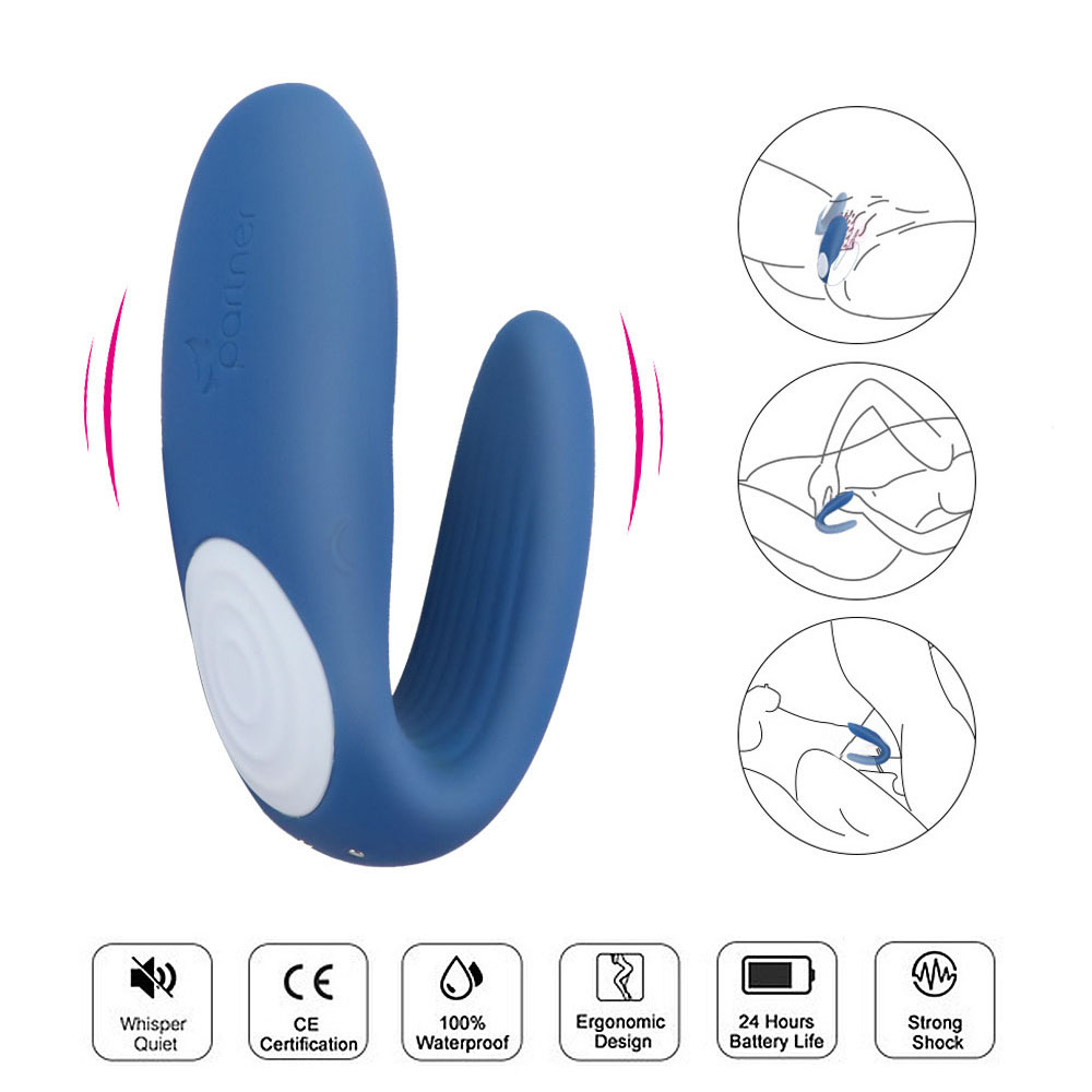 Vibrator For Couple U-Type Wearable Dildo Women G-Spot Clitoris Stimulator Massager Vibrators Vagina Masturbator Adults Sex Toys-image-715720936